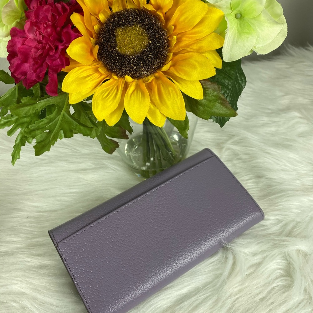 KATE SPADE WELLESLEY JEAN LILAC LEATHER WALLET - Picture 5 of 6